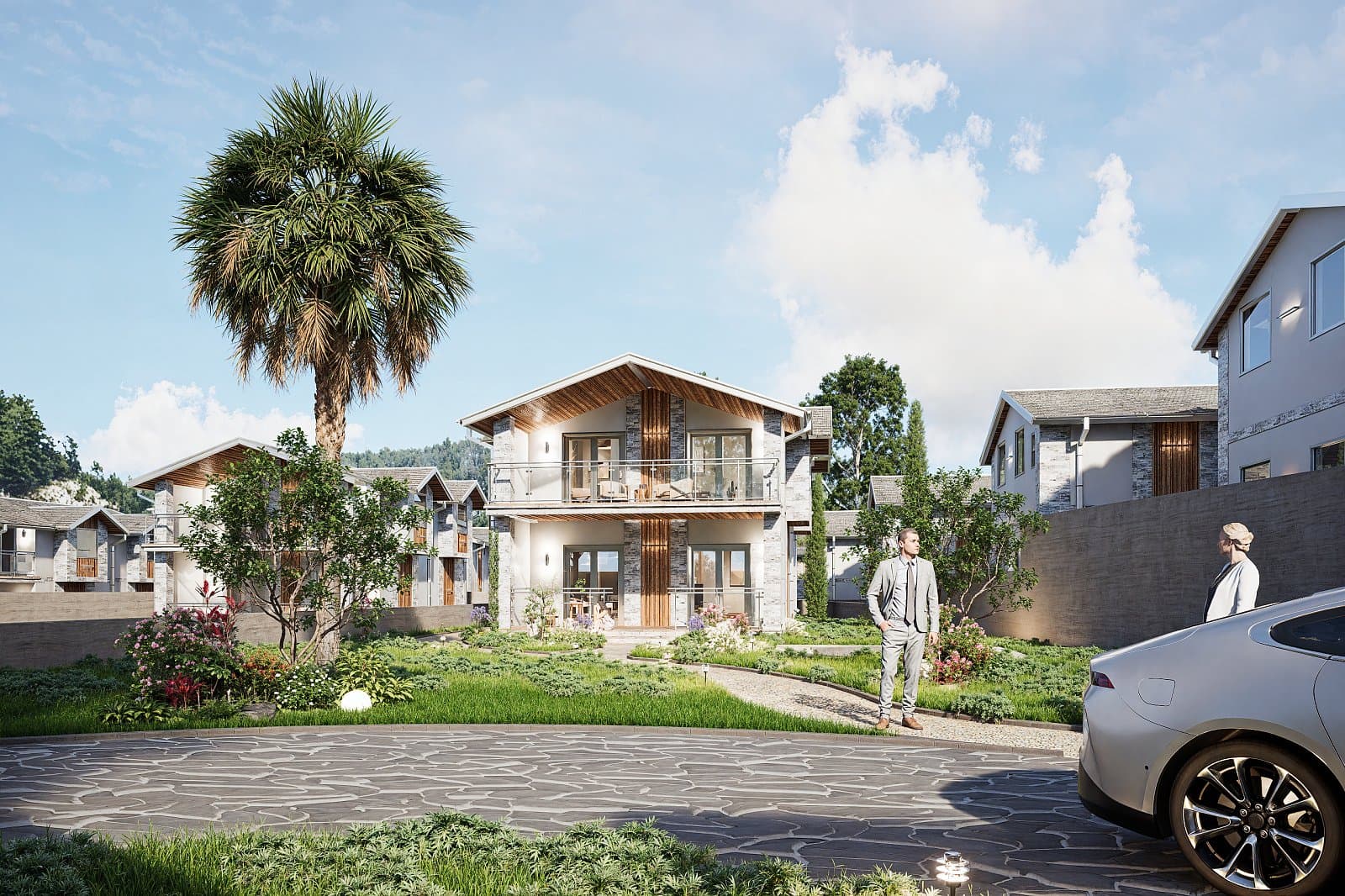 Detached Duplex Villas with Gardens in Bursa