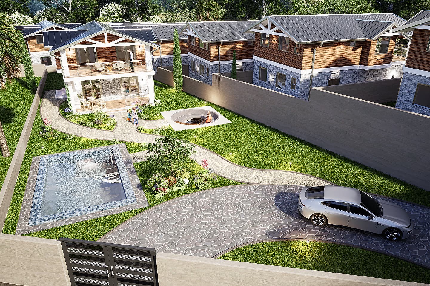Detached Duplex Villas with Gardens in Bursa